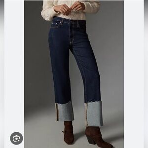 Pilcro the Scotty cuffed jeans